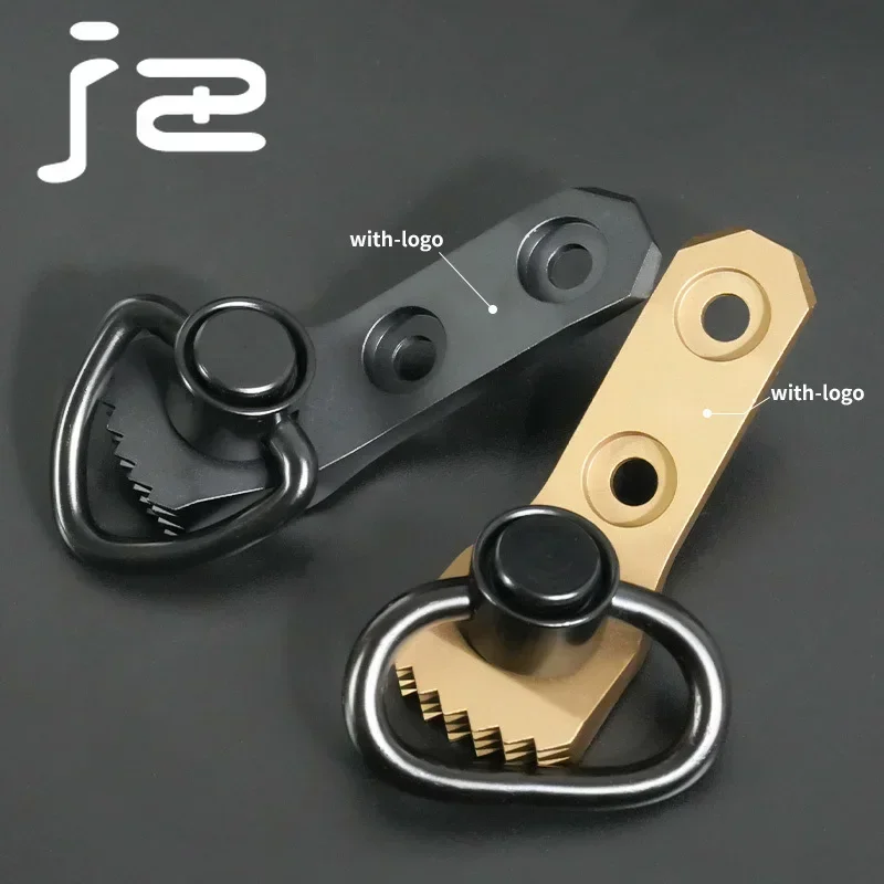 1,25 Insh-hebilla de Metal de liberación rápida, anillos tácticos QD, eslinga giratoria de 360 grados, accesorios de conexión de un/dos puntos para Rifle - imagen 3