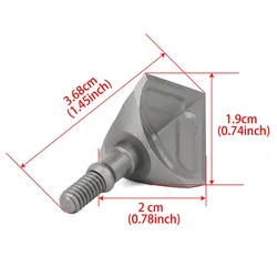 Puntas de flecha anchas para caza con arco acero inoxidable aire libre
