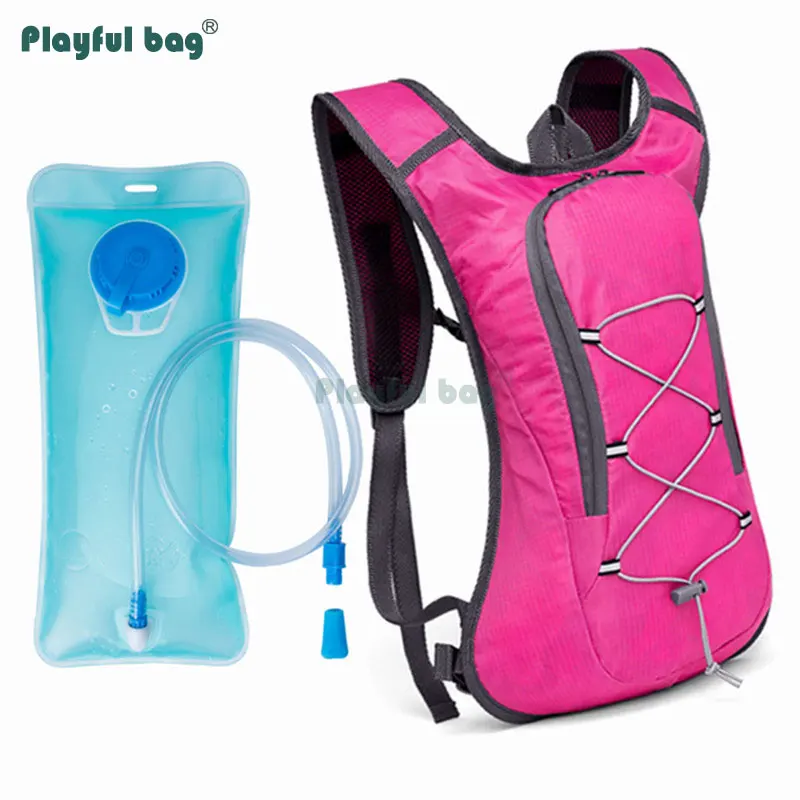 Mochila de hidratación para bicicleta con vejiga de agua de 2L, impermeable, para deportes al aire libre, beber, montar, correr, hidratación AVA198 - imagen 4