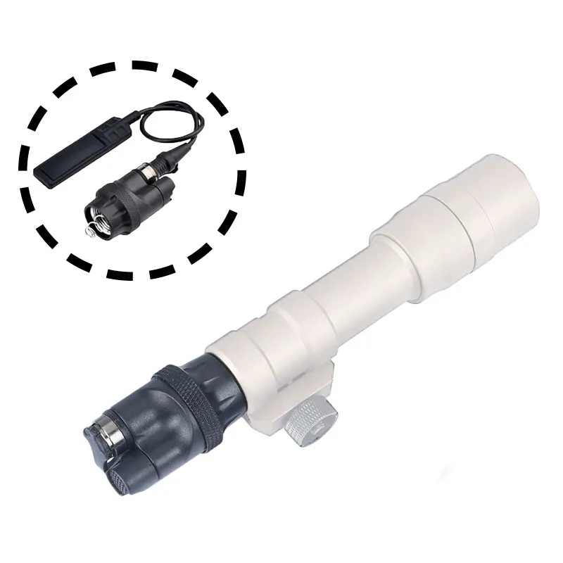 Linterna táctica M300 M600, interruptor de presión remoto, Control de función Dual, enchufe SF, Airsoft, Arma de caza, interruptor de luz de explorador - imagen 3