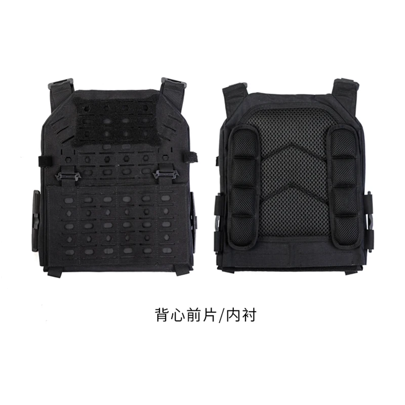Chaleco portador de placa táctico Modular ligero con sistema de mochila de liberación rápida para aventuras al aire libre, tela 1000D - imagen 2