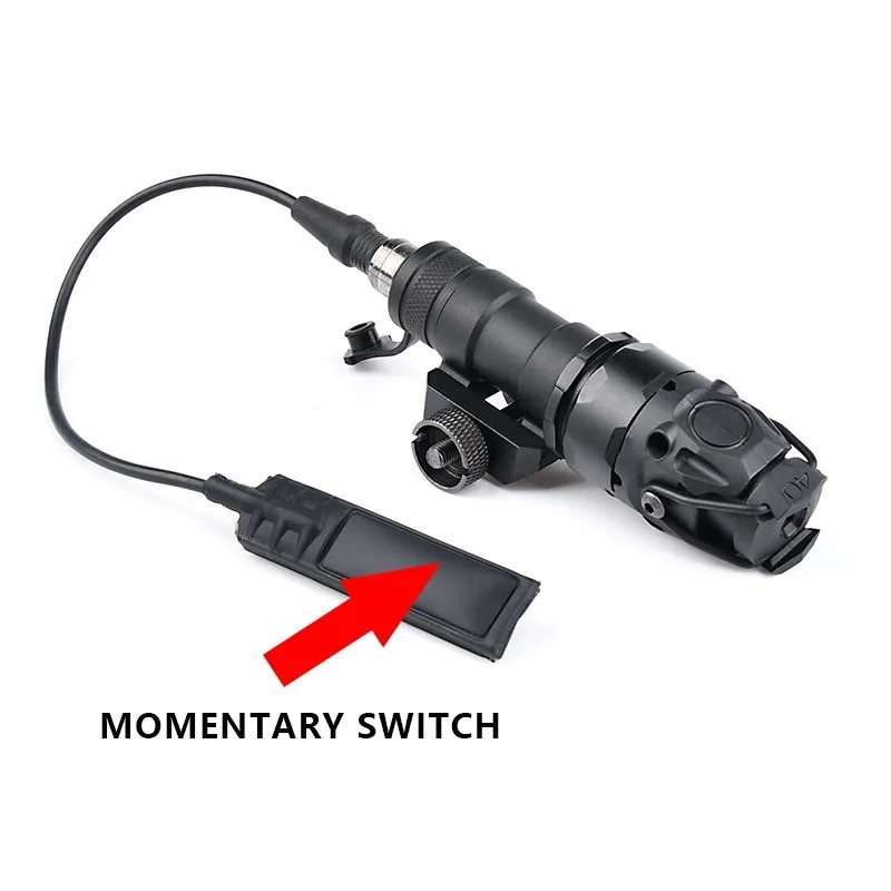 WADSN KIJI K1, linterna de exploración Tacitcal, iluminador de caza, accesorio para exteriores, Mini arma, luz LED con interruptor de Preesure - imagen 3