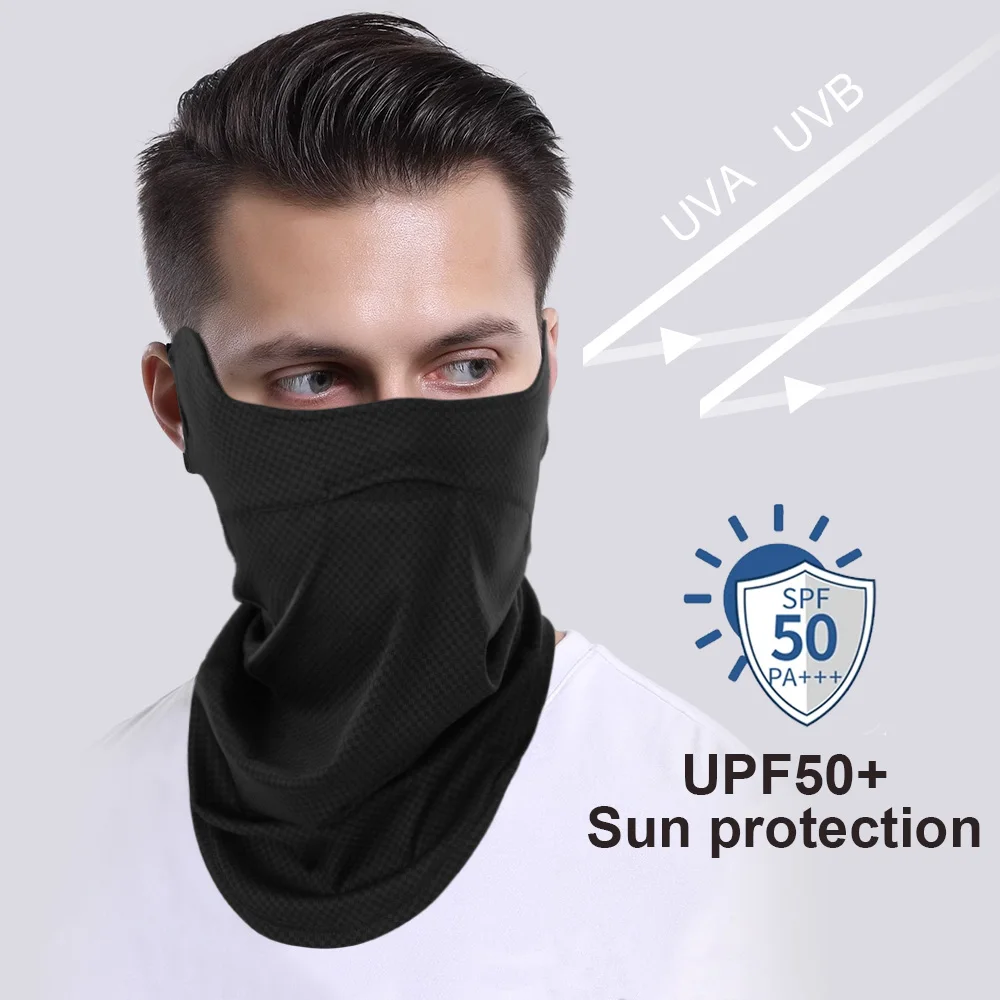 Bufanda de tubo Bandana de secado rápido para hombre, máscara facial refrescante para ciclismo, deportes al aire libre, senderismo, Camping, correr, bicicleta, cubierta de polaina de cuello, Verano - imagen 3