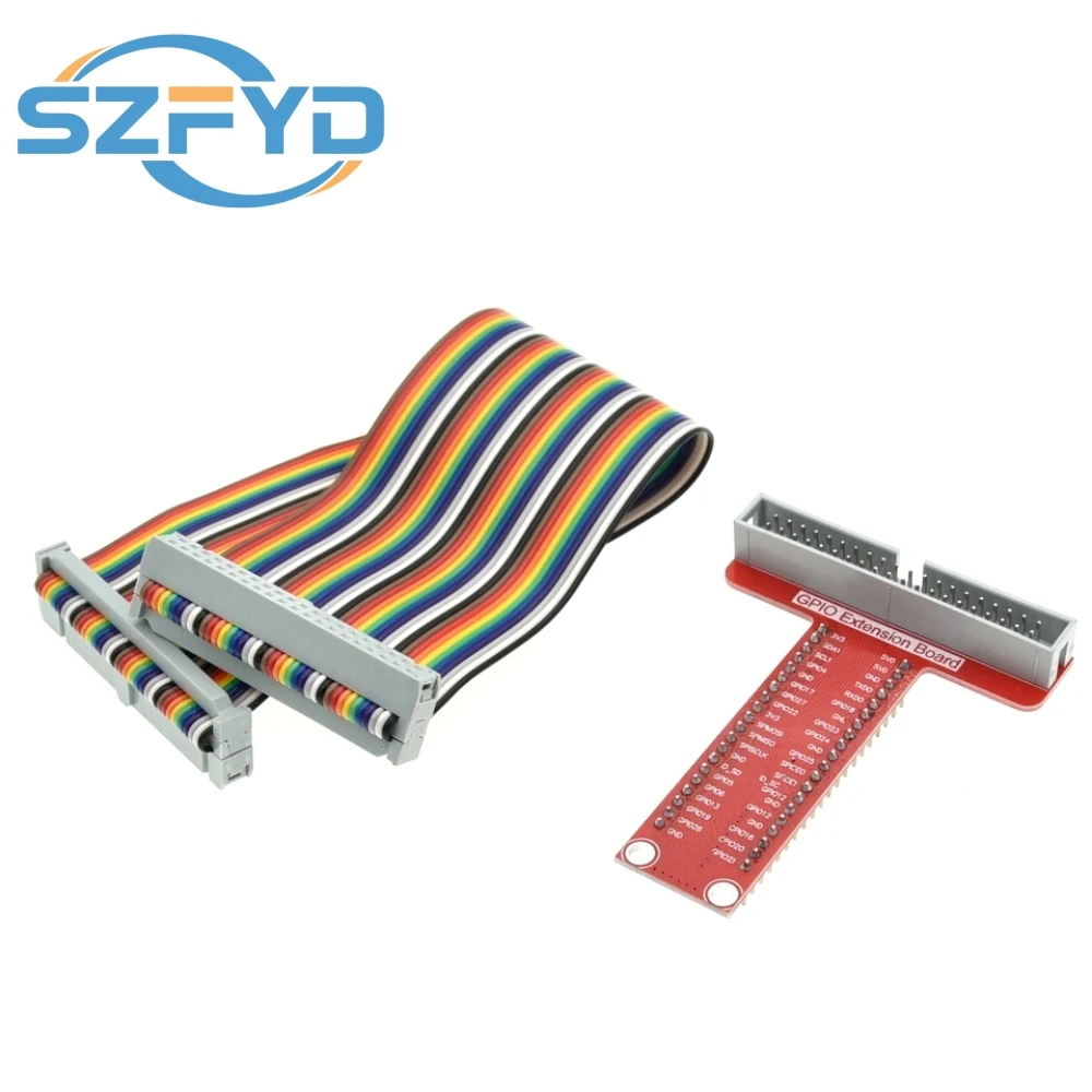Placa de expansión GPIO tipo T + Cable de cinta de 40 pines para Raspberry Pi 4 3 2 B + Compatible con placa de pruebas DIY - imagen 4