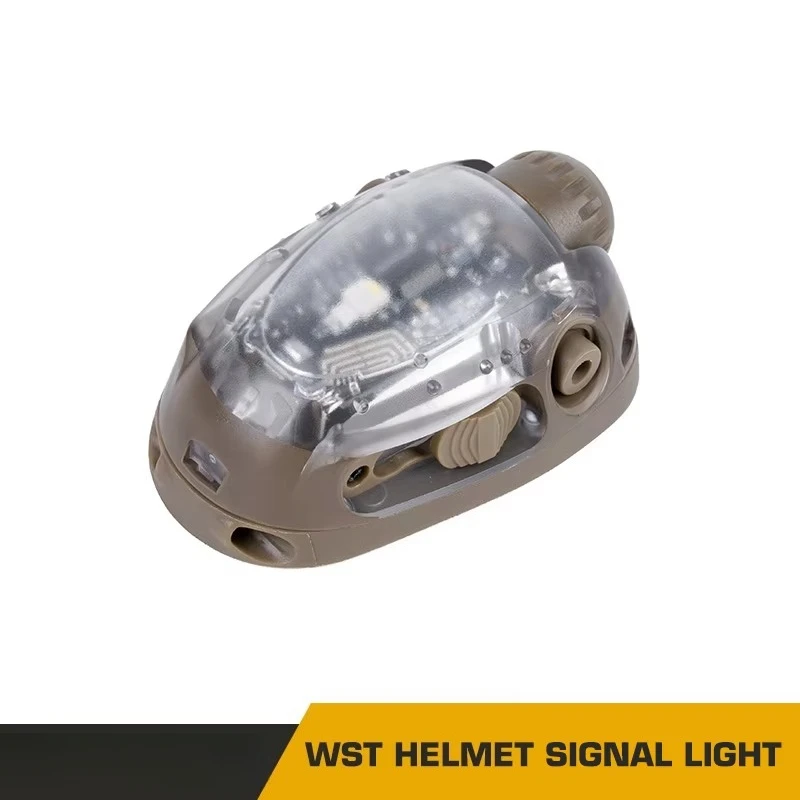 Luz LED señalizadora casco táctico IR multicolor impermeable