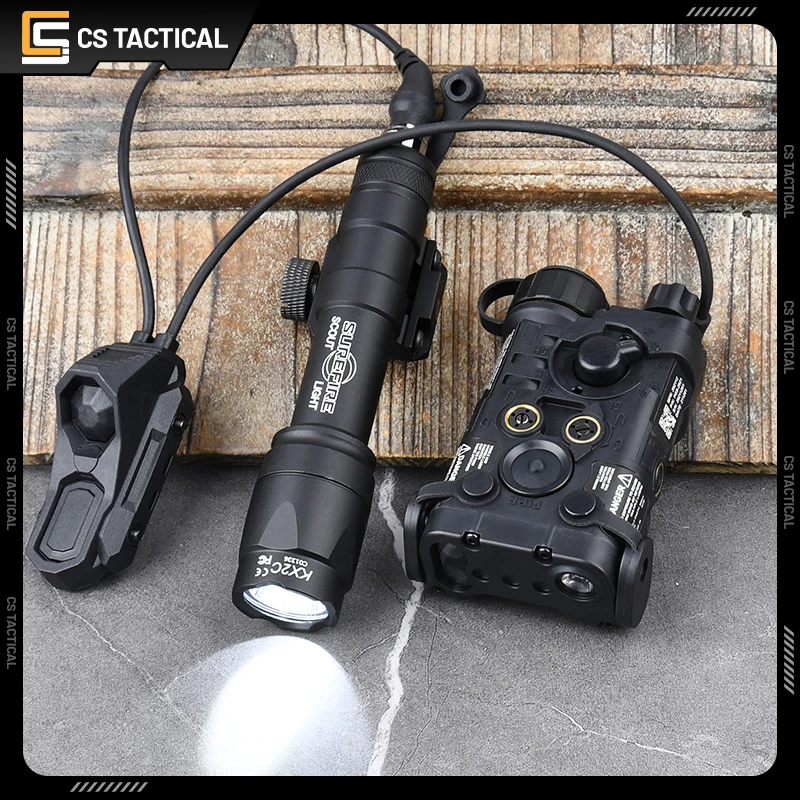 Indicador táctico NGAL rojo azul verde punto IR WADSN M300A M600C LED caza explorador luz Axon interruptor de presión accesorios Airsoft - imagen 2