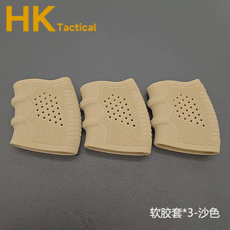 Guantes tácticos universales antideslizantes para pistola G17, G18, G19, guantes de goma antideslizantes con mango apto para pistola, accesorio para arma - imagen 5