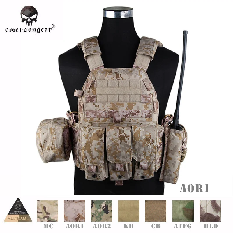 Emersongear LBT6094A chaleco táctico MOLLE con bolsas modulares - imagen 5