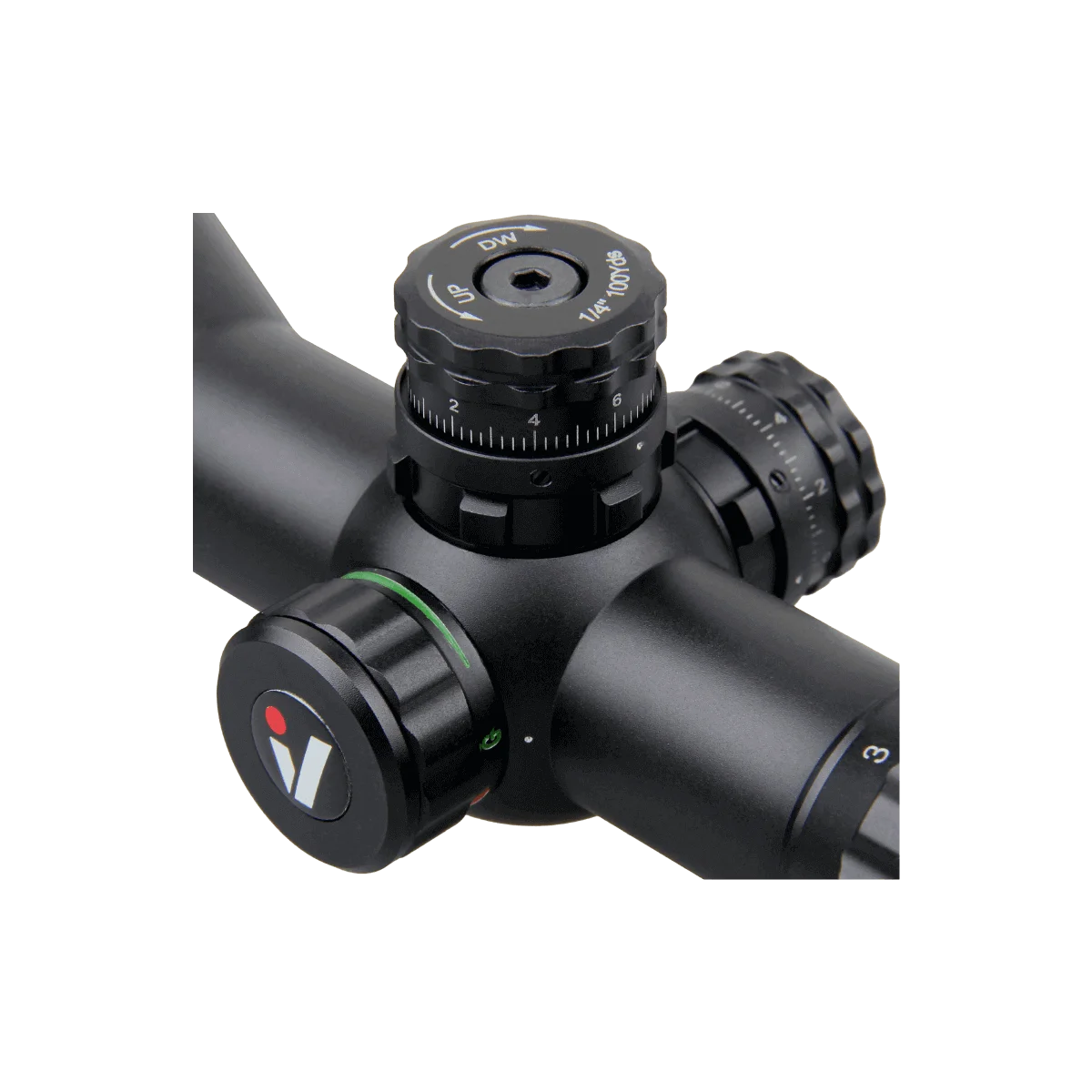 VictOptics-mira telescópica C3 3-9x32SFP de 1 "roja y verde con iluminación, Min Focus, tamaño Ultra compacto de 3 yardas, compatible con AR 15 .223 .308 - imagen 5