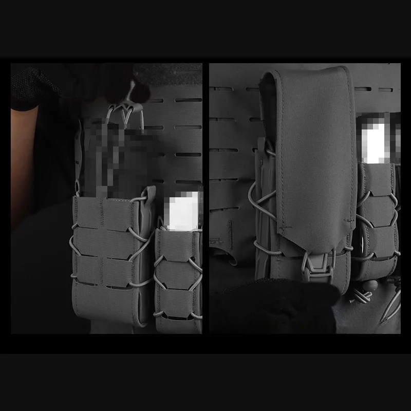 Tiger AR Mag Pouch V2 Series Flap |   Revistero compatible con MOLLE de extracción rápida |   Para accesorios de aventura en la naturaleza - imagen 3