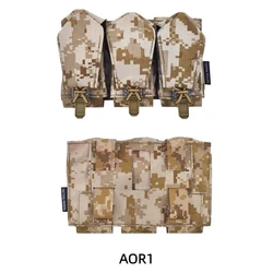 RD TACTICAL Bolsa triple para granada 40 mm táctica