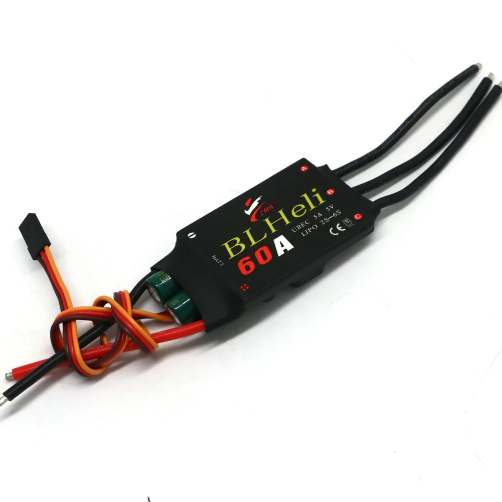 BLHeli-Dron sin escobillas ESC BLHeli 30A 60A con UBEC para cuadricóptero, modelo de avión de lanzamiento multieje, DIY, FPV RC, 1-3 piezas - imagen 3