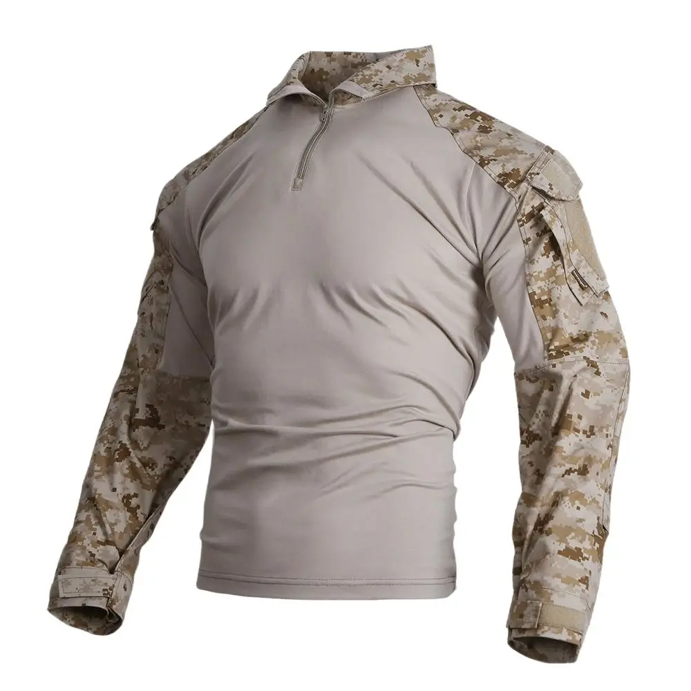 Emersongear, camisetas tácticas de combate G3, camisetas Gen3 para hombre, camiseta de camuflaje, camiseta de manga larga para caza, entrenamiento Airsoft, senderismo al aire libre AOR1 - imagen 3