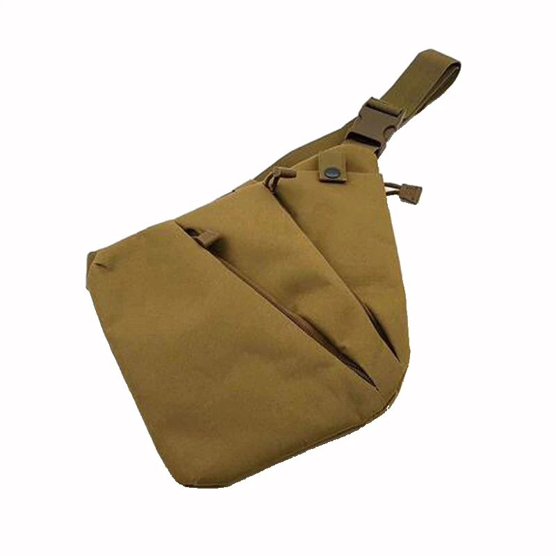 Bolso de hombro táctico al aire libre para hombre, bolsa de pecho de viaje deportivo para caza, senderismo, Camping, bolsas cruzadas, funda de pistola de almacenamiento Molle - imagen 4