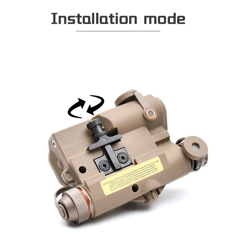 Wadsn táctico Airsoft PEQ-15 PEQ15 LA5C punto rojo verde azul IR luz de relleno arma indicador M300A M600C PEQ15 LA-5C UHP PEQ-15 - imagen 5