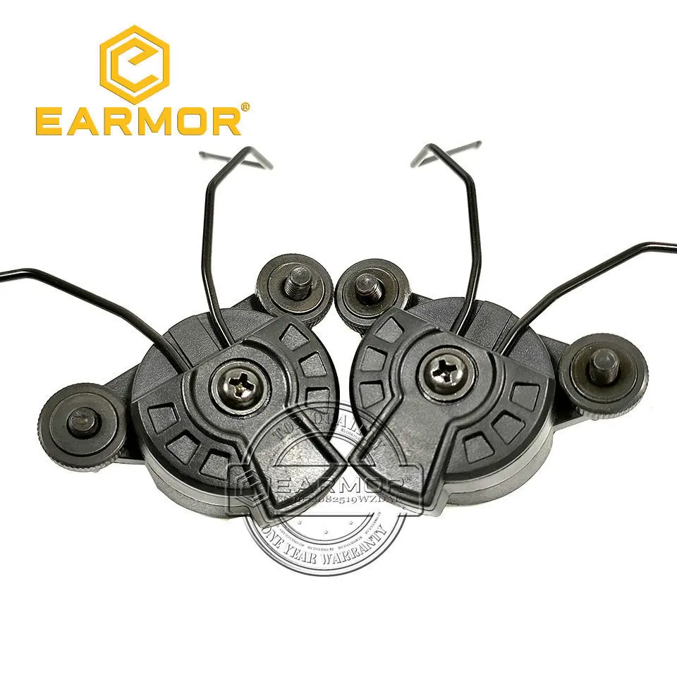 EARMOR M12 EXFIL rieles adaptador, Kit de accesorios, adaptador de auriculares tácticos para EARMOR M31 / M32 / M31H/M32H, actualización de auriculares - imagen 2