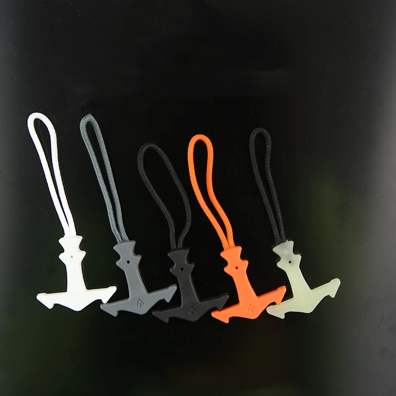 Manija de cabeza con cremallera pirata, herramienta de decoración, mango de cordón, bolsa táctica, tirador de cremallera, accesorio de modificación de cuerda de extensión - imagen 3