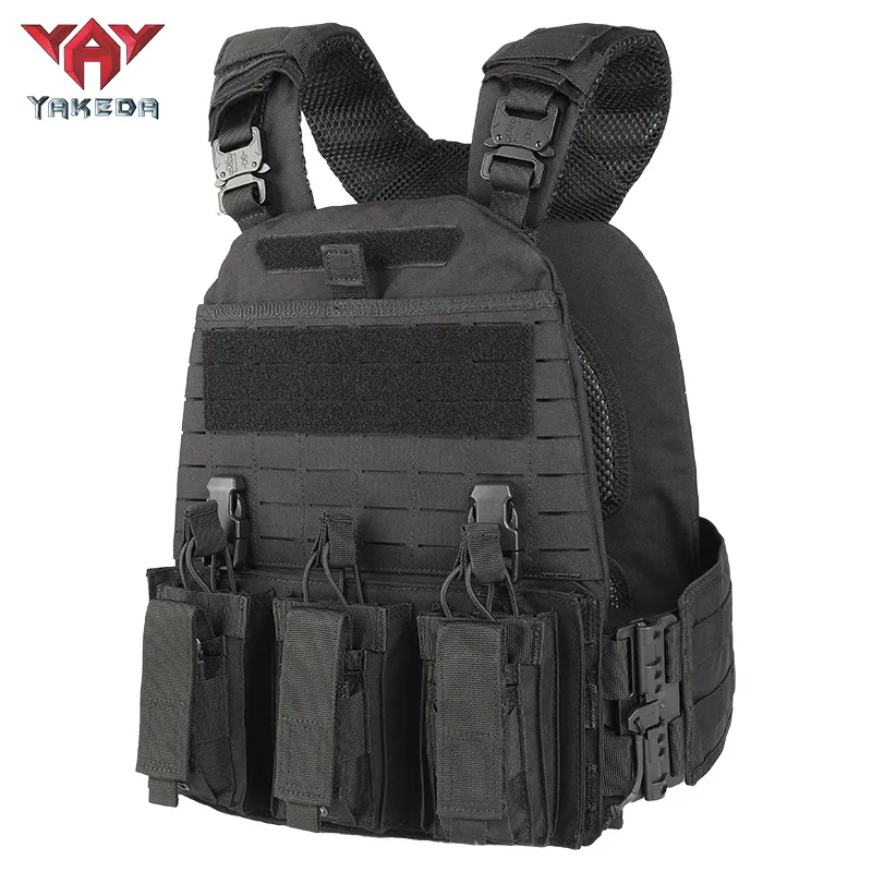 Chaleco táctico YAKEDA 500D nylon camuflaje MOLLE entrenamiento CS - imagen 5