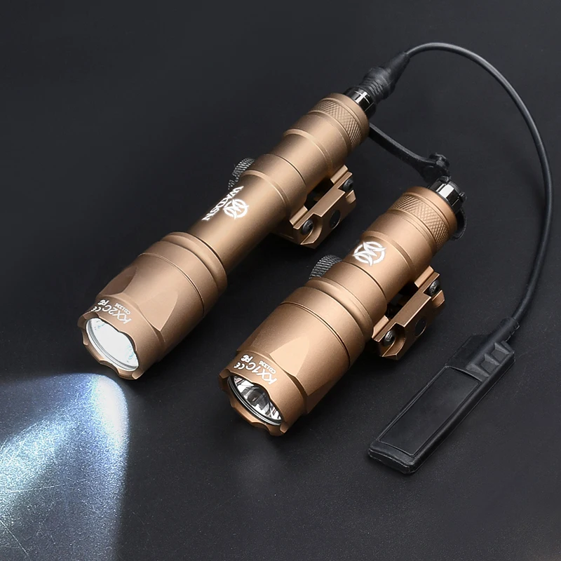 Juegos Tácticos WADSN M300 M600 Serie Surefire M300A Linterna SF M600C Luz de Caza Interruptor de Presión Botón de Doble Función - imagen 5