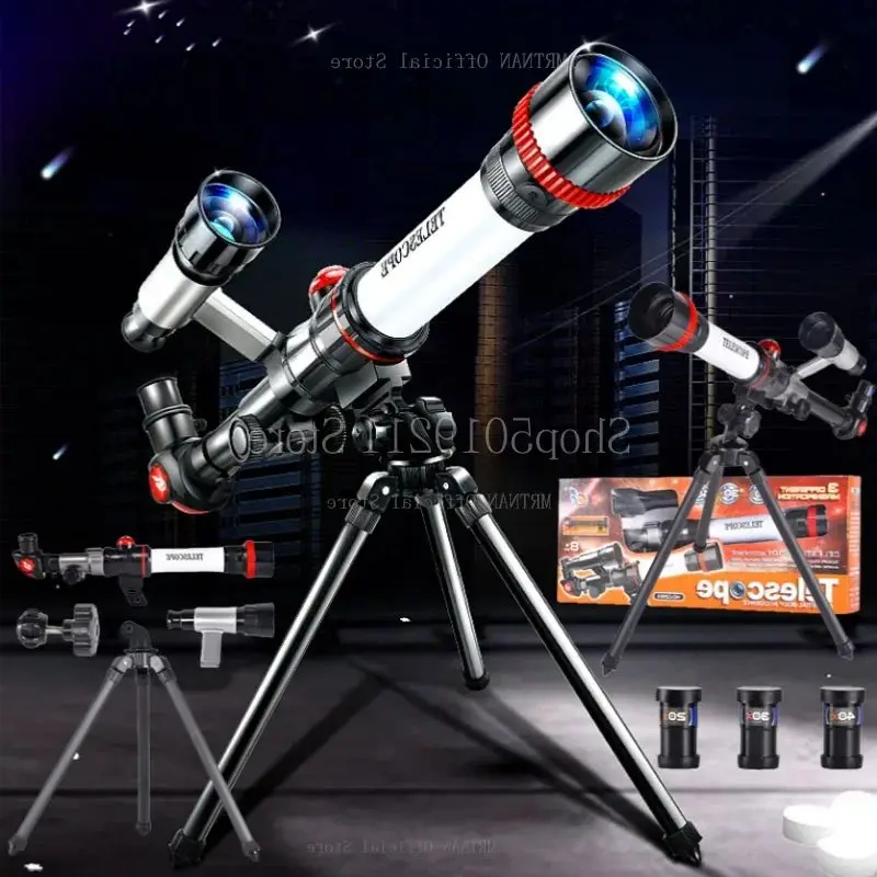 Telescopio astronómico monocular potente HD para observar la Luna - imagen 2
