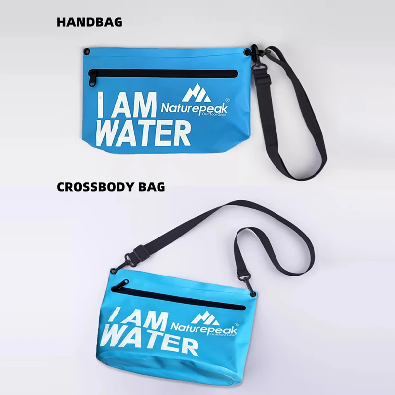 Bolso impermeable para natación y playa, bolsas para deportes al aire libre, senderismo, ciclismo, bolsa de almacenamiento de lavado portátil de viaje, bolso de hombro tipo bandolera - imagen 4