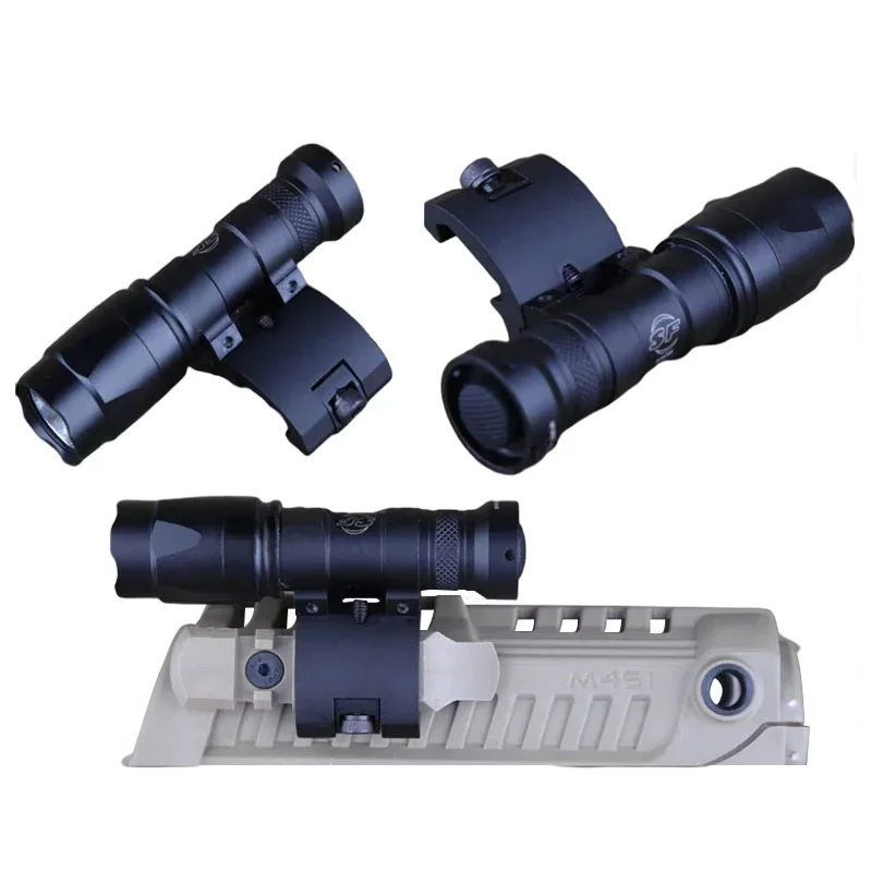 Soporte de linterna Big Dragon para M600C M300A, abrazadera plegable de aluminio, soporte para antorcha, Airsoft, caza al aire libre - imagen 3