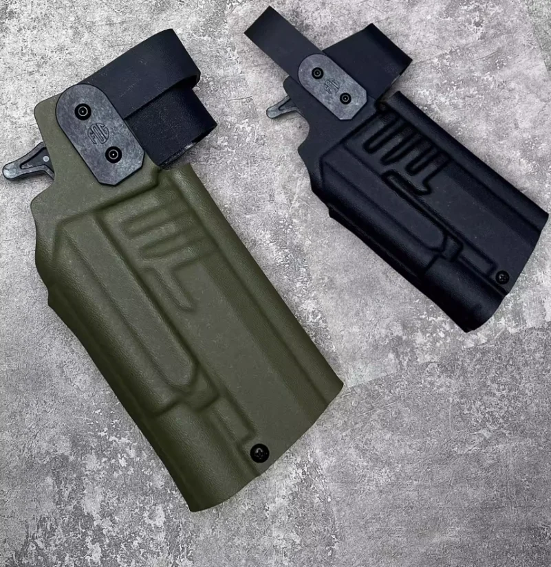 Funda táctica O-024 x300ua/x300ub/x300v, prensa para pulgar, bloqueo anticaída, cinturón de liberación rápida, funda para 2011/P320/GLK - imagen 3
