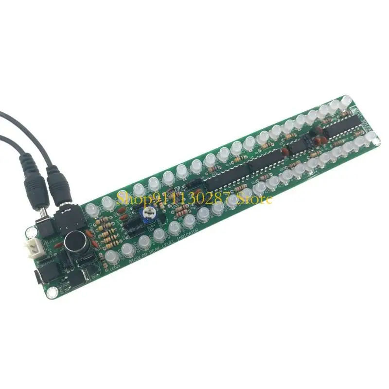 Analizador espectro sonido electrónico J1HC, conjunto indicadores nivel, módulo PCB - imagen 2