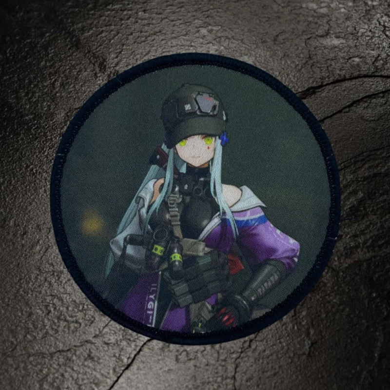 Insignia de moral táctica de primera línea para niña, parche para sombrero, brazalete táctico para niña, gancho y bucle, accesorios para mochila militar, pegatinas - imagen 4