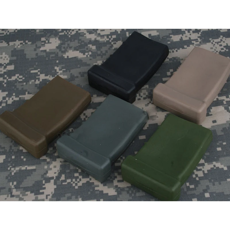 Protector de revista táctica Mag cubierta de camuflaje goma suave Rifle ayudar 556 entrenamiento tiro caza combate deportes al aire libre - imagen 2
