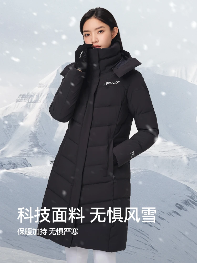 Pdoo-chaquetas Ultraf de plumón de ganso blanco para mujer, Parkas, traje de montañismo, abrigo, 2023 - imagen 4