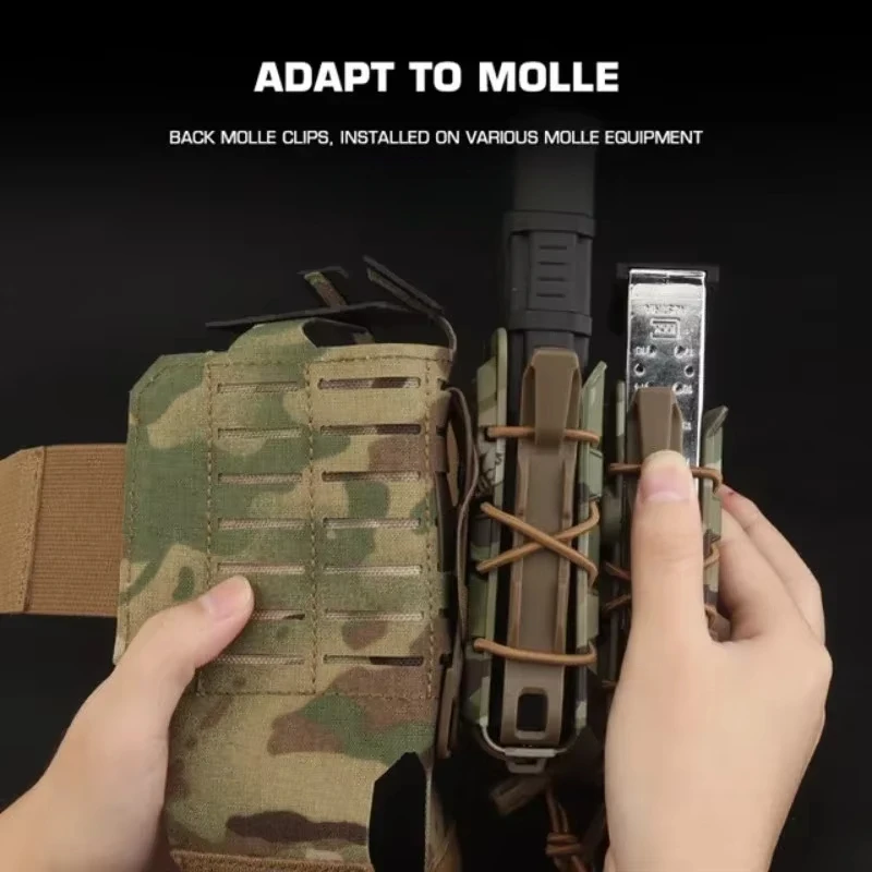 ERQYGRA revista táctica 5,56/9mm bolsa caza Softshell tiro Molle Paintball accesorios juego de guerra equipo deportivo al aire libre - imagen 4