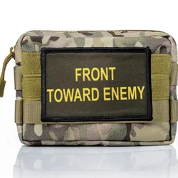 Front Toward Enemy Parche moral táctico – Gancho y bucle para mochila