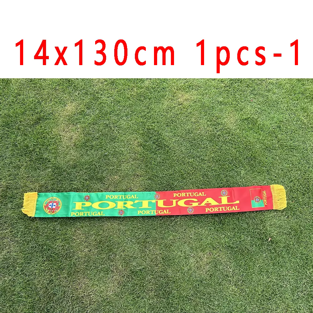 SKY FLAG Portugal bufanda 14x130 cm - doble cara, impresión en satén - imagen 4