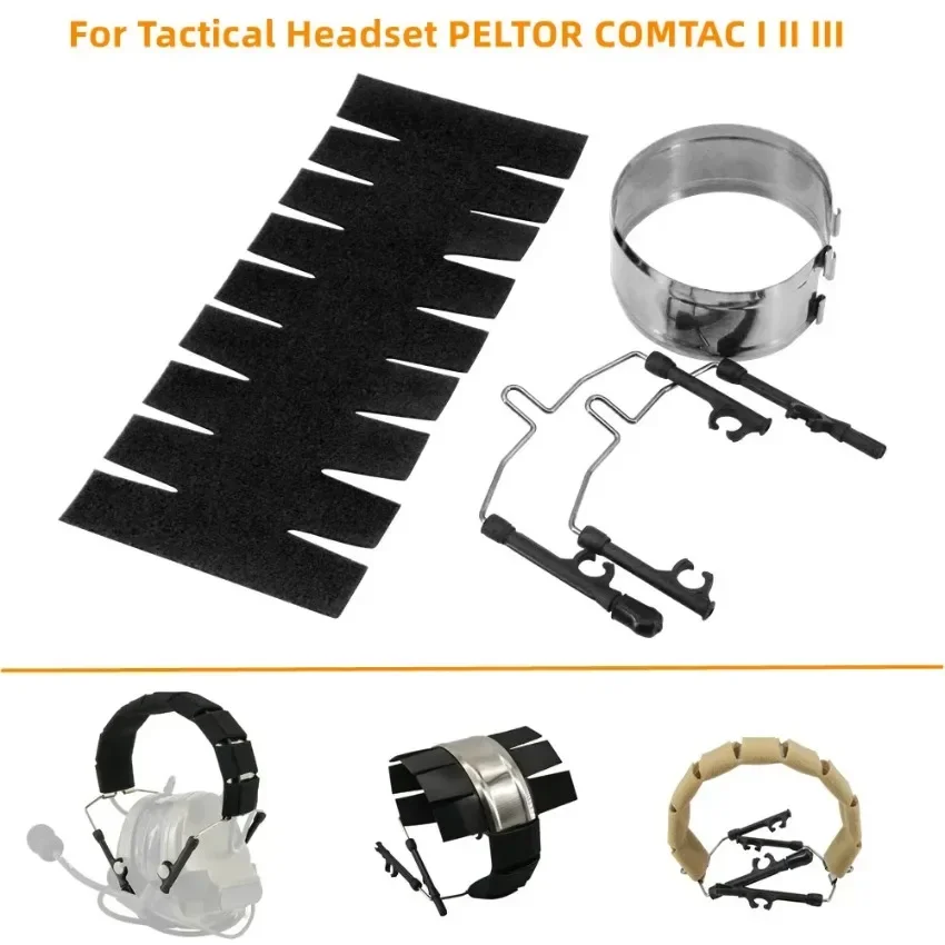 Accesorio de auriculares táctiles COMTA Shooting Airsoft, diadema desmontable para COMTA I II III, orejeras electrónicas - imagen 2
