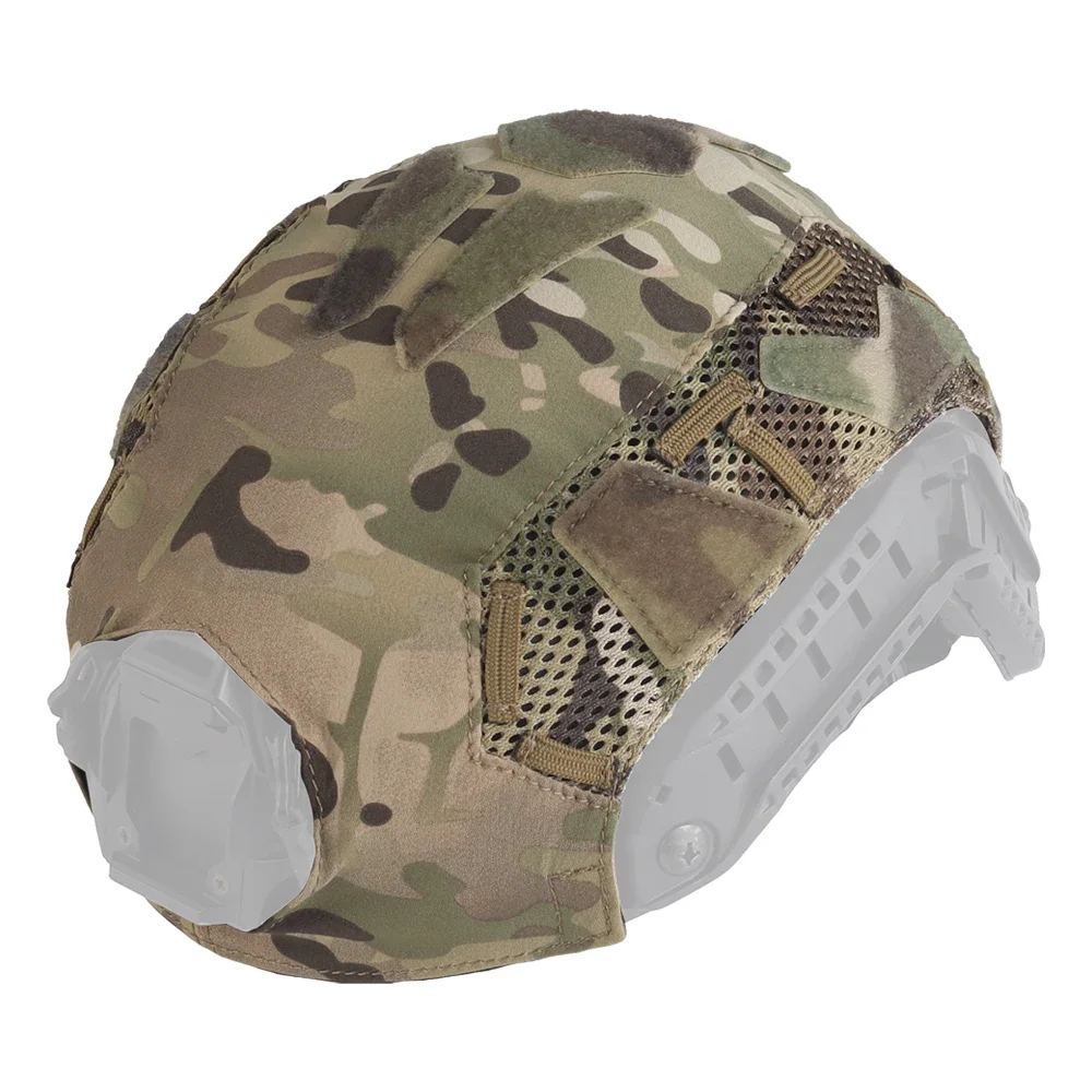 Tela para casco rápido CP, cubierta para casco de camuflaje, cubierta para casco táctico, cuerda elástica, accesorios protectores para caza y ciclismo al aire libre - imagen 2