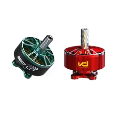 4 Uds VCI Vulcan 2207 LT 2160KV FAI Campeón Mundial Motor verde rojo bajo consumo de energía 14524RPM 24V Drone Racing Motor