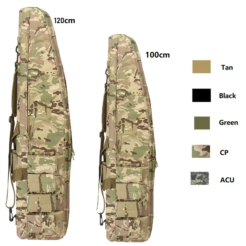 Bolsa de pistola larga táctica resistente, impermeable, funda de caza, accesorios Airsoft, Molle, Rifle de francotirador, funda para pistola - imagen 2