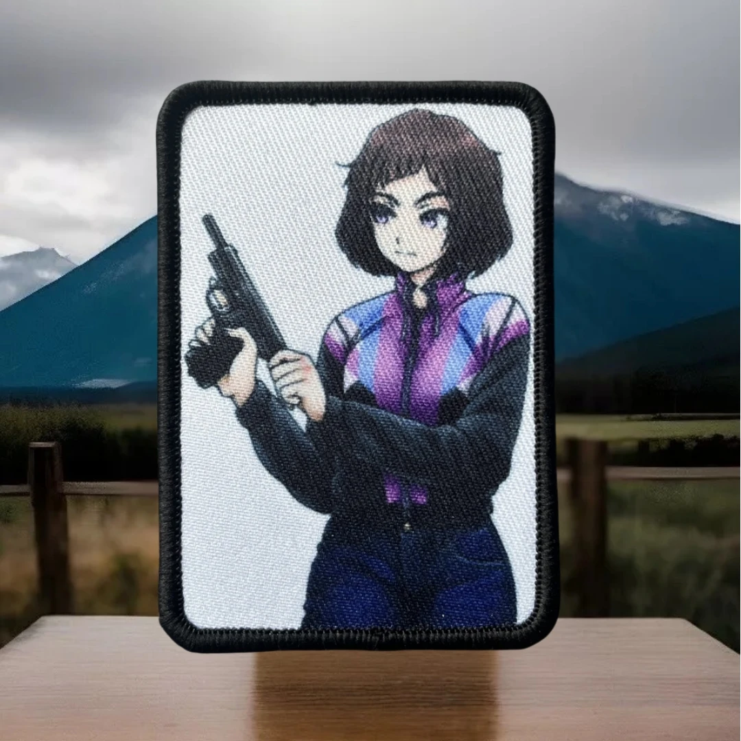 Insignia de moral táctica "Bandit", parches impresos con gancho para ropa, brazalete del ejército militar Chevron, pegatina decorativa para mochila - imagen 4