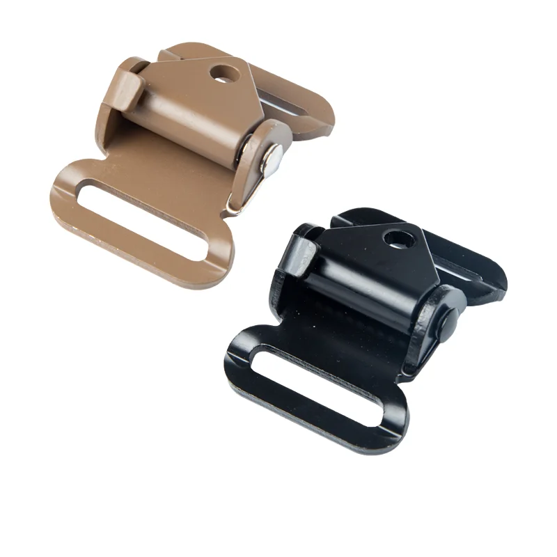 Eslinga táctica de liberación rápida, hebilla de cámara con agarre acanalado, lengüeta de tracción, correa de Clip ajustable, Ajuste rápido, accesorios de caza Airsoft - imagen 2