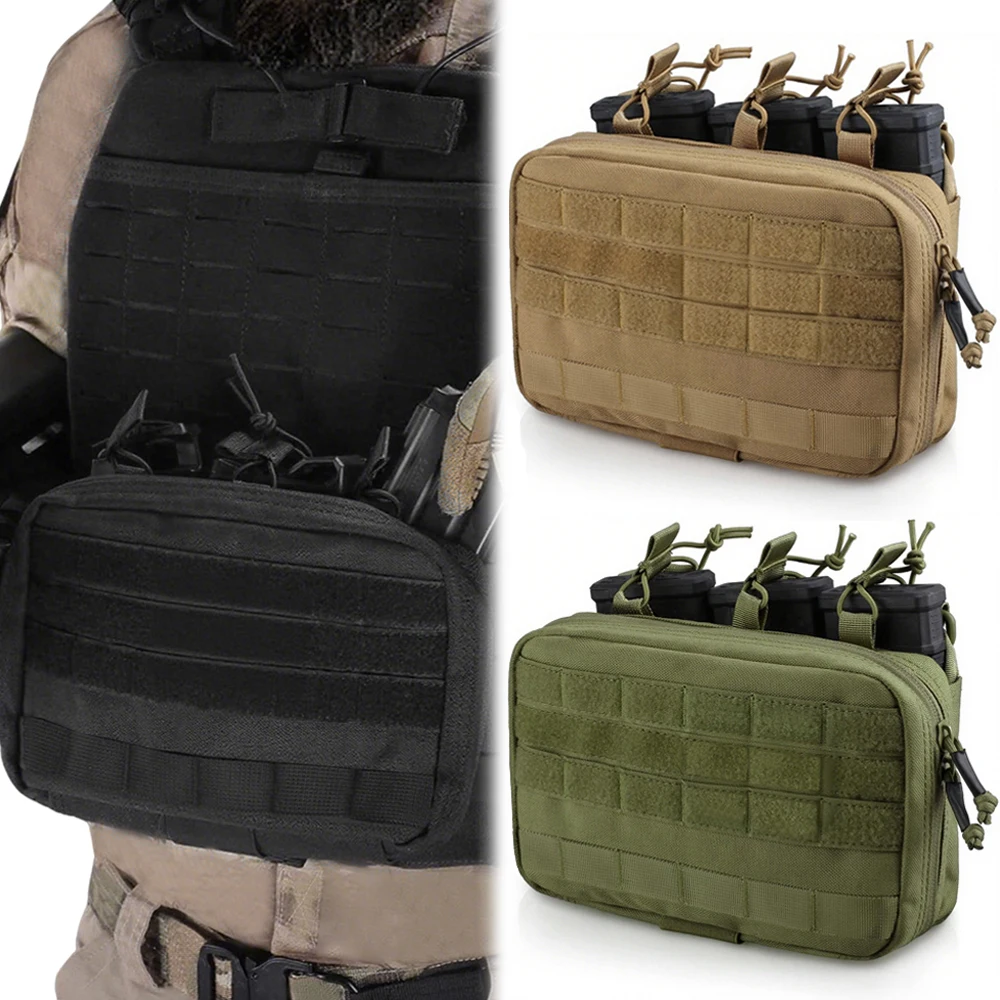 Bolsa Triple para revistas, bolsa de administrador Molle, bolsa médica EDC, organizador 5,56.223 Mag, bolsa para revistas para Rifle de caza, soporte para pistola Mag
