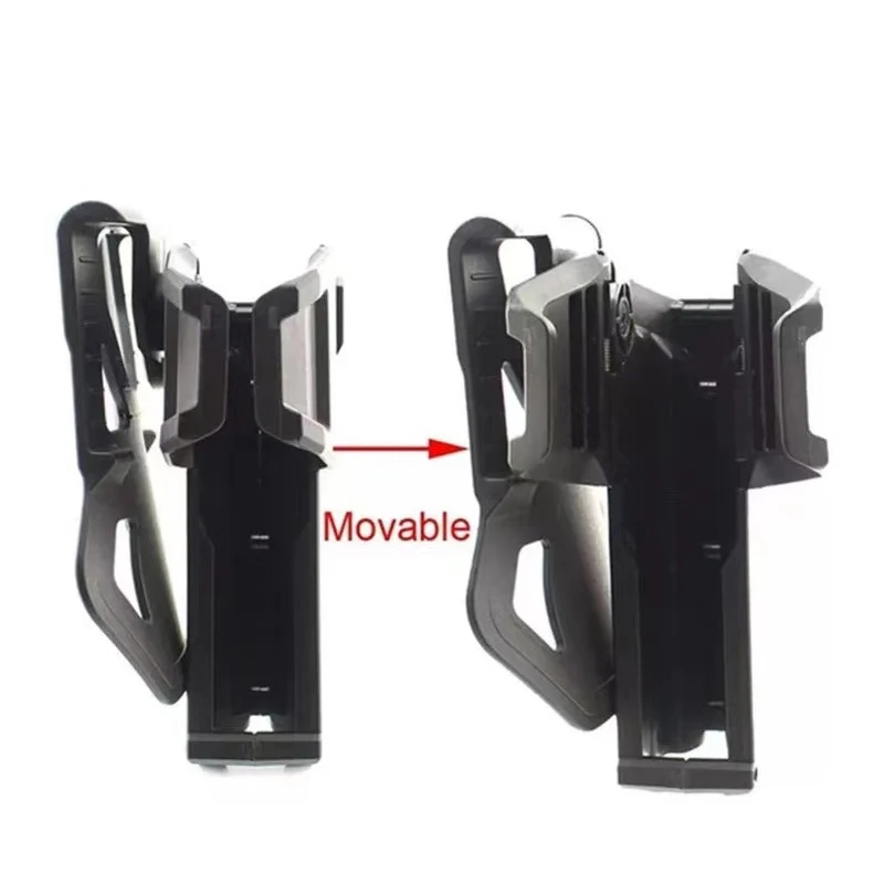 Funda táctica de cuero para linterna, funda para arma, lámpara, 1911, 1911 - imagen 2