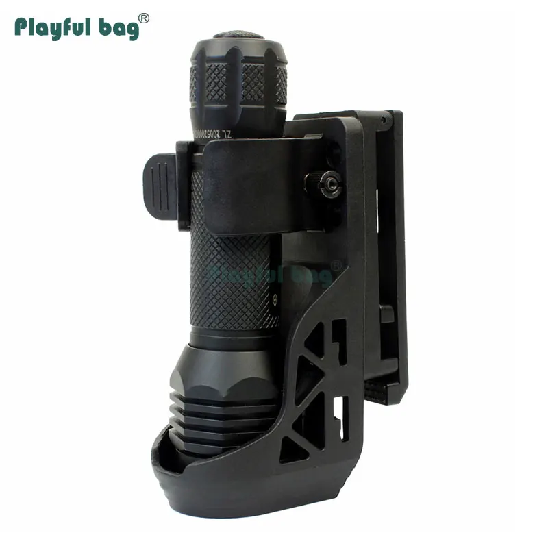 Linterna táctica/funda de pulverización rotativa de 360 grados, equipo de entrenamiento para deportes al aire libre, Camping, viaje salvaje, AQB122 - imagen 4