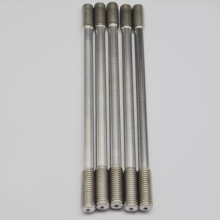 Tornillos de fijación de doble extremo, rosca de titanio 175-1,5, M10 x 1,25mm, 1 unidad