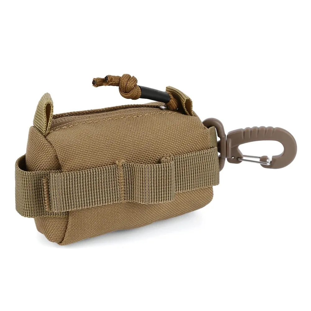 Bolsa táctica EDC para exteriores, tarjetero portátil pequeño, monederos, billetera MOLLE, accesorios para mochila de caza y senderismo - imagen 4