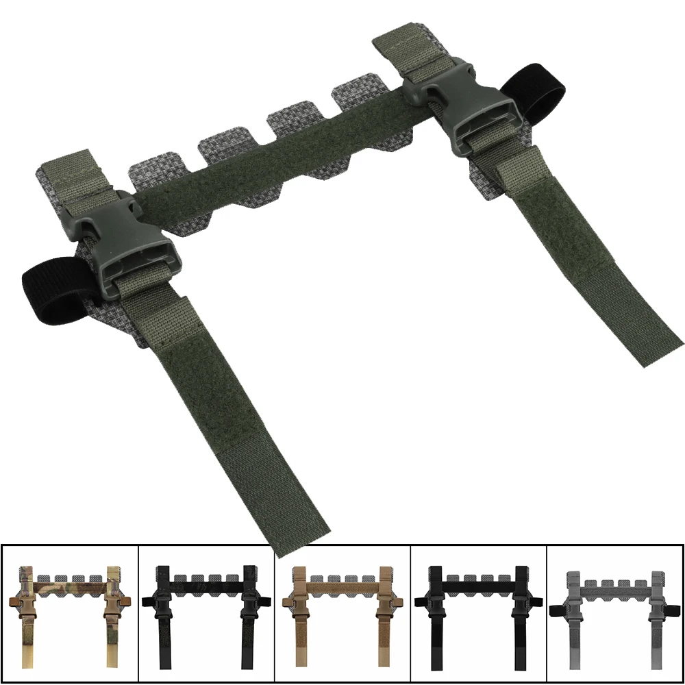 Adaptador de Panel frontal de hebilla de solapa rápida para AVS, chaleco táctico, portador de placa, caza, tiro, Paintball, equipo Airsoft