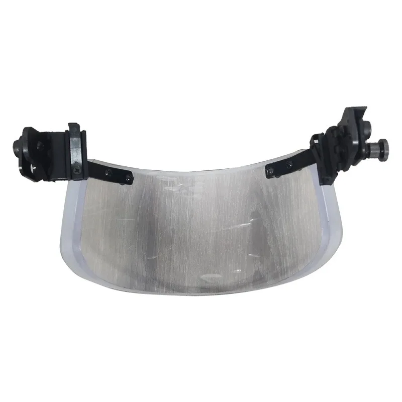 Protector facial NIJ IIIA para casco MICH con visor táctico Picatinny - imagen 4