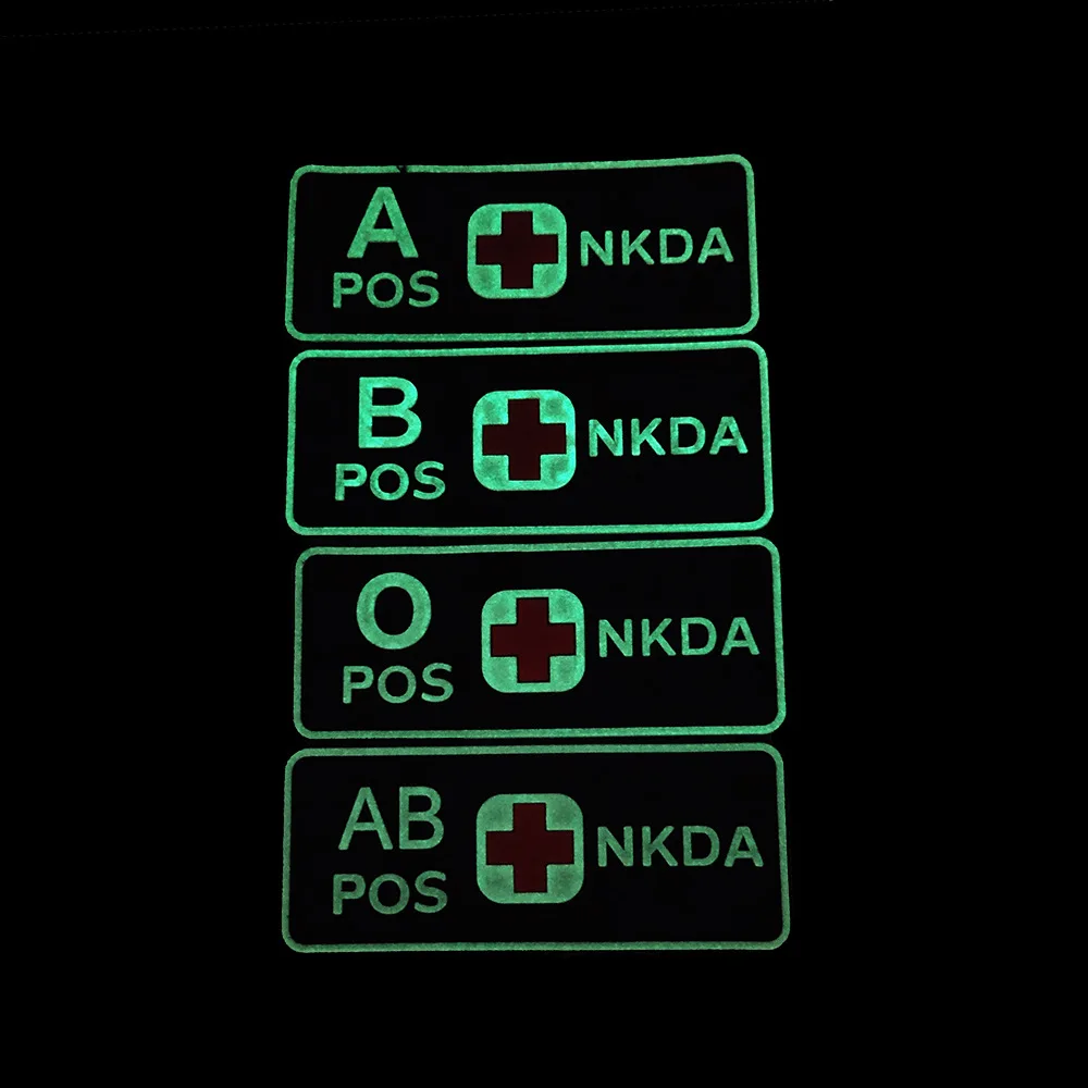 Bolsa para suministros al aire libre con sello de PVC tipo sangre grande A + B + AB + sombrero Warlock Seal parches bordados para ropa parche de costura - imagen 3