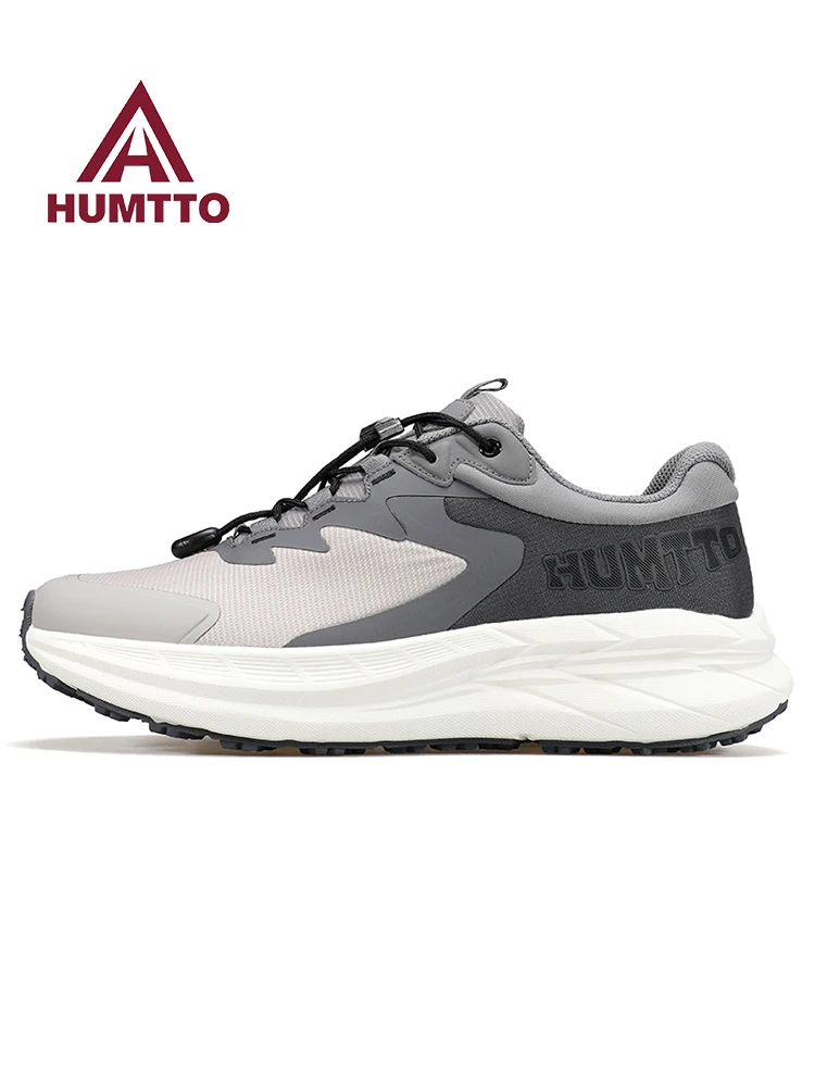HUMTTO zapatos de senderismo al aire libre, zapatos informales para hombre, zapatillas antideslizantes, botas de trekking al tobillo, zapatos transpirables para correr todoterreno - imagen 4
