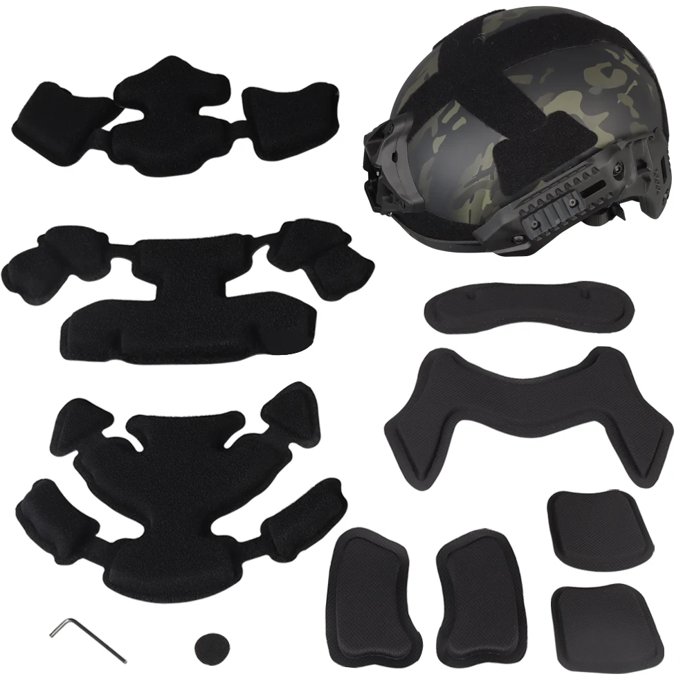 Casco táctico rápido, protector de alta calidad para caza, Airsoft, Paintball, Wargame, safy MK - imagen 5